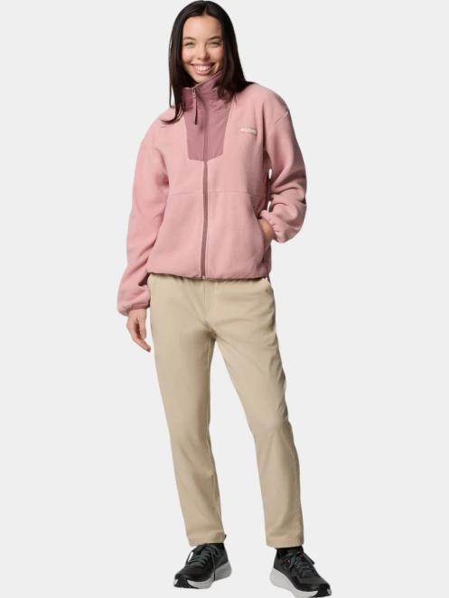 Columbia Sequoia Grove Full Zip Fleece női polár pulóver rózsaszín színben 5