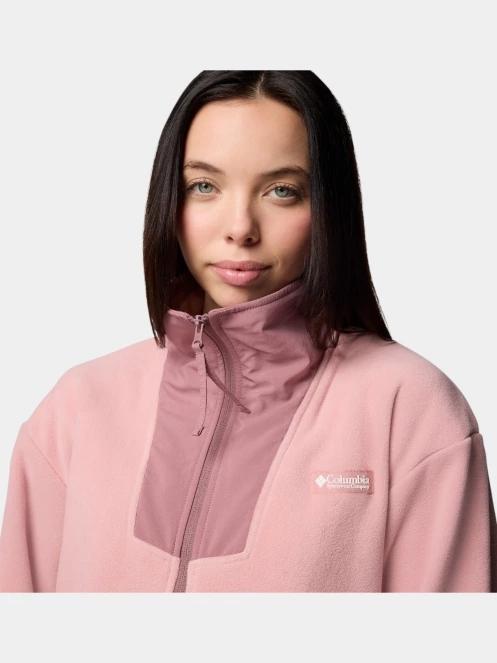 Columbia Sequoia Grove Full Zip Fleece női polár pulóver rózsaszín színben 7