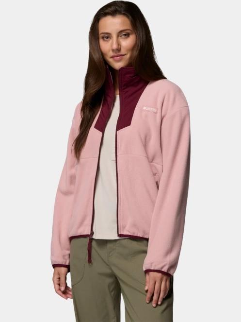 Columbia Sequoia Grove Full Zip Fleece női polár pulóver rózsaszín színben 6