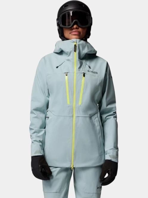 Columbia Platinum Peak II 3L Shell női síkabát kék színben 2