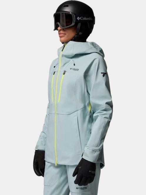 Columbia Platinum Peak II 3L Shell női síkabát kék színben 3
