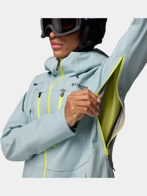 Columbia Platinum Peak II 3L Shell női síkabát kék színben 10