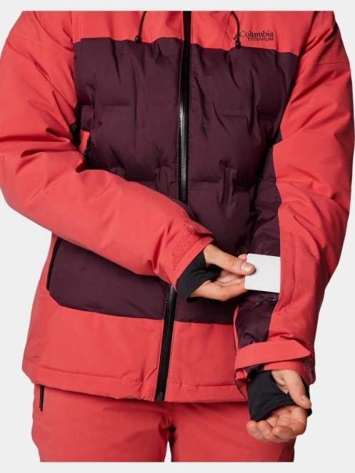 Columbia Wildcard IV Down Jacket női steppelt síkabát rózsaszín színben 8
