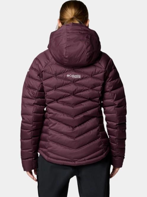 Columbia Roaring Fork II Down Jacket női steppelt síkabát piros színben 4