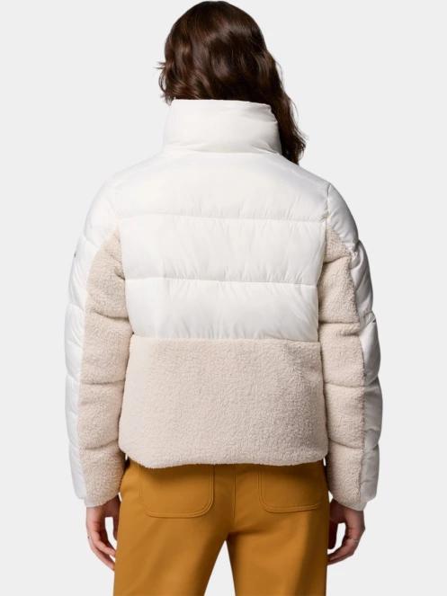 Columbia Leadbetter Point II Sherpa Hybrid női átmeneti kabát homok színben 4