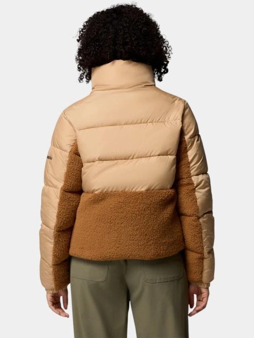 Columbia Leadbetter Point II Sherpa Hybrid női átmeneti kabát barna színben 4