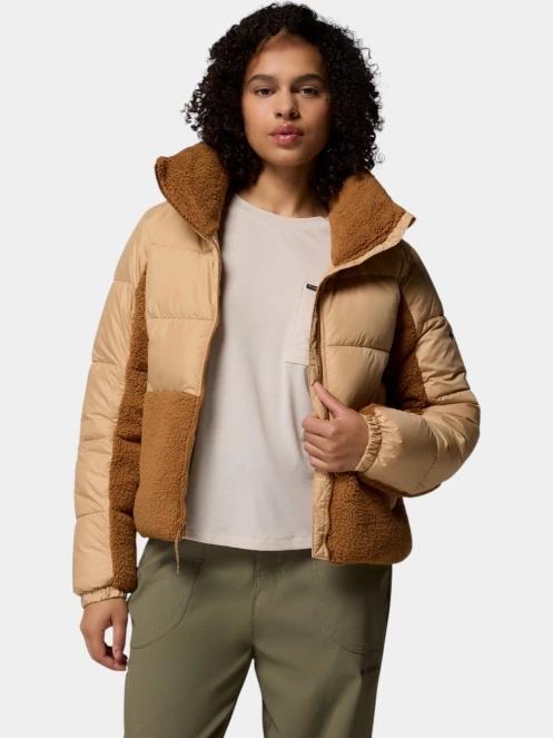 Columbia Leadbetter Point II Sherpa Hybrid női átmeneti kabát barna színben 5