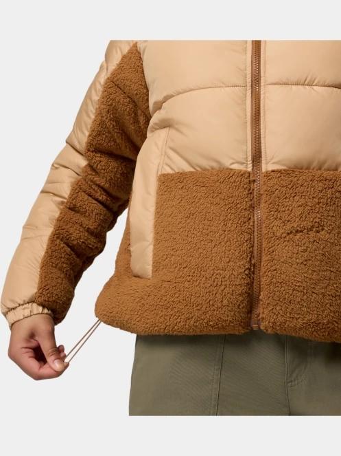 Columbia Leadbetter Point II Sherpa Hybrid női átmeneti kabát barna színben 8