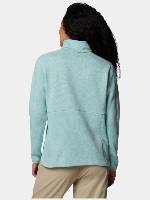 Columbia Sweater Weather Full Zip II női polár pulóver zöld színben 4