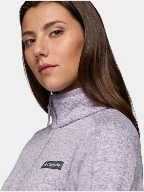 Columbia Sweater Weather Full Zip II női polár pulóver lila színben 7