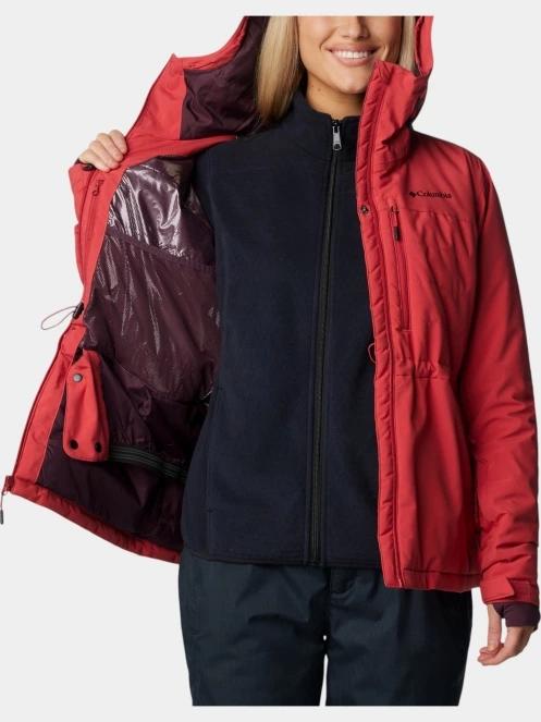 Columbia Powdered Peak Insulated Jacket női síkabát piros színben 7