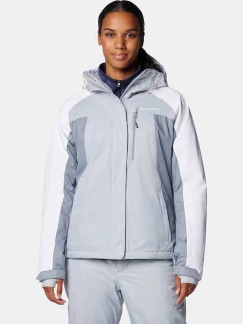 Columbia Snowy Summit Insulated Jacket női síkabát szürke színben 2