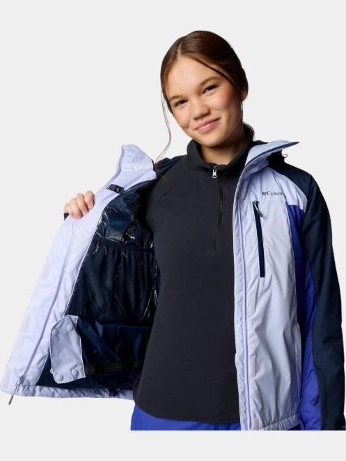 Columbia Snowy Summit Insulated Jacket női síkabát kék színben 6