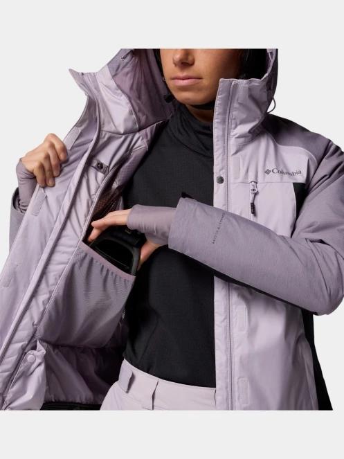 Columbia Snowy Summit Insulated Jacket női síkabát lila színben 9