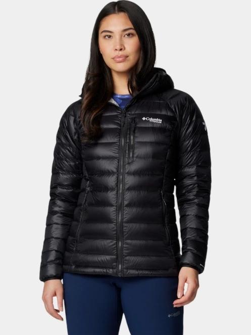 Columbia Arctic Crest Down Hooded Jacket női steppelt átmeneti kabát fekete színben 2