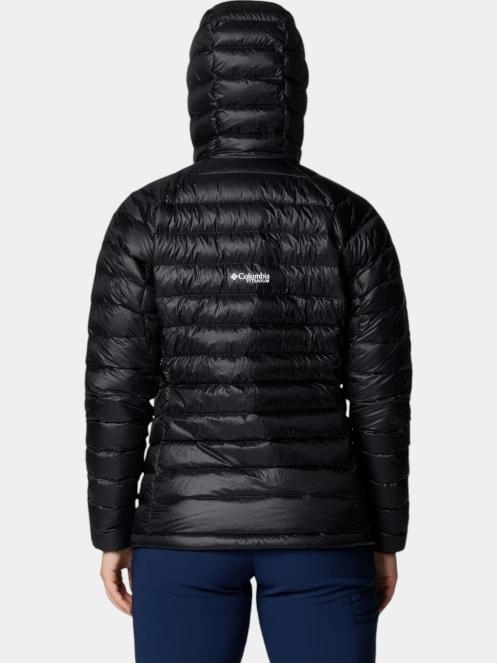 Columbia Arctic Crest Down Hooded Jacket női steppelt átmeneti kabát fekete színben 4