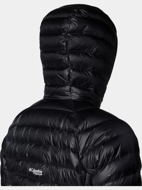 Columbia Arctic Crest Down Hooded Jacket női steppelt átmeneti kabát fekete színben 7
