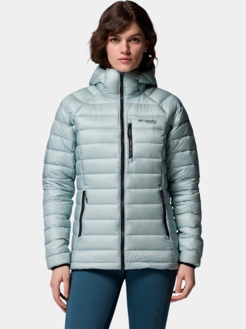 Columbia Arctic Crest Down Hooded Jacket női steppelt átmeneti kabát kék színben 2
