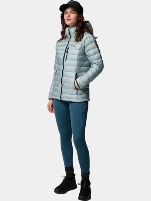 Columbia Arctic Crest Down Hooded Jacket női steppelt átmeneti kabát kék színben 6