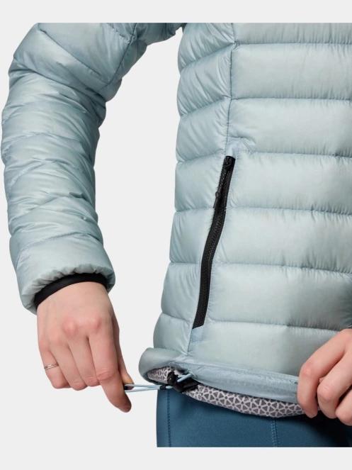 Columbia Arctic Crest Down Hooded Jacket női steppelt átmeneti kabát kék színben 9