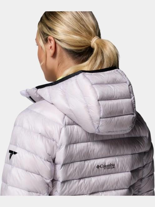 Columbia Arctic Crest Down Hooded Jacket női pehelykabát lila színben 11
