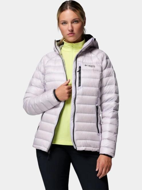 Columbia Arctic Crest Down Hooded Jacket női pehelykabát lila színben 6