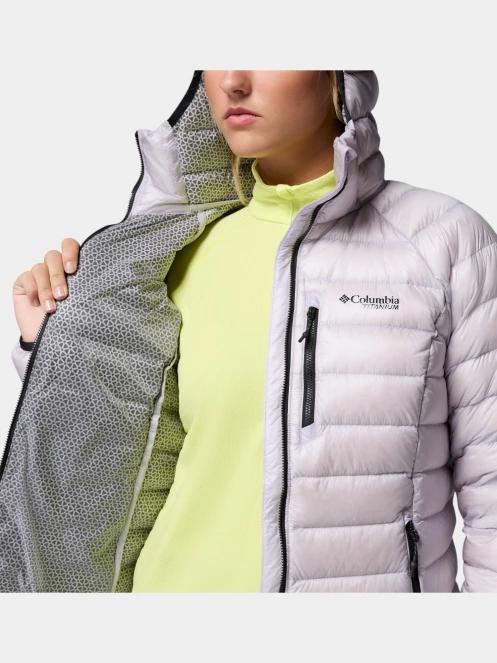 Columbia Arctic Crest Down Hooded Jacket női pehelykabát lila színben 7