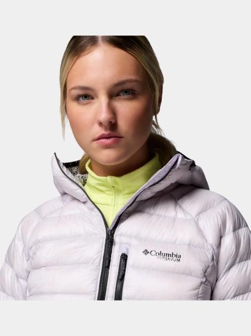Columbia Arctic Crest Down Hooded Jacket női pehelykabát lila színben 8