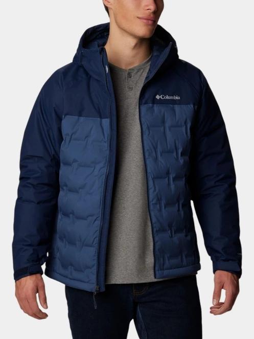 Columbia Grand Trek III Down Hooded Jacket férfi pehelykabát kék színben 5