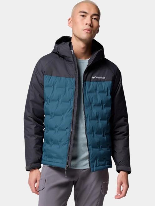 Columbia Grand Trek III Down Hooded Jacket férfi pehelykabát kék színben 5