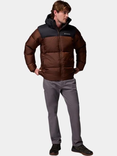 Columbia Puffect II Hooded Jacket férfi télikabát barna színben 6