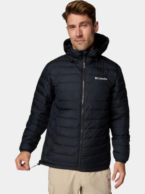 Columbia Powder Lite II Hooded Jacket férfi átmeneti kabát fekete színben 5