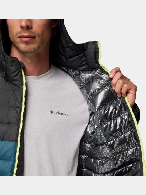 Columbia Powder Lite II Hooded Jacket férfi átmeneti kabát kék színben 8