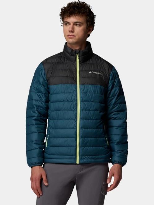 Columbia Powder Lite II Jacket férfi steppelt átmeneti kabát kék színben 2