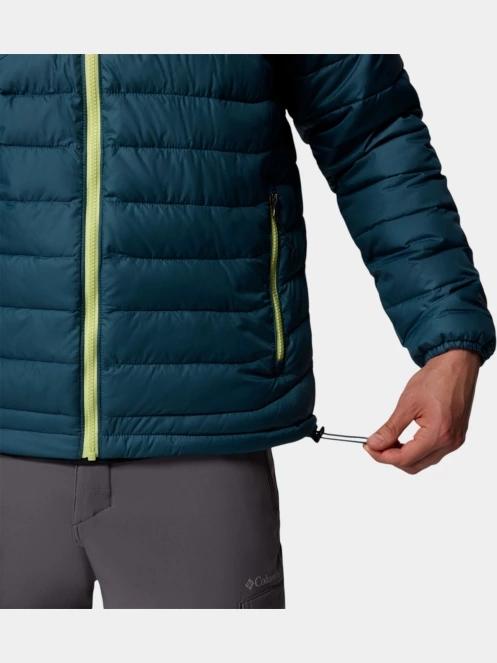 Columbia Powder Lite II Jacket férfi steppelt átmeneti kabát kék színben 7
