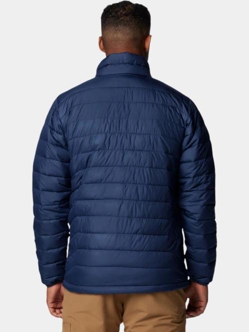 Columbia Powder Lite II Jacket férfi steppelt átmeneti kabát kék színben 4