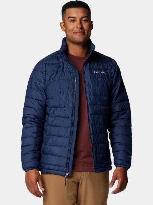 Columbia Powder Lite II Jacket férfi steppelt átmeneti kabát kék színben 6