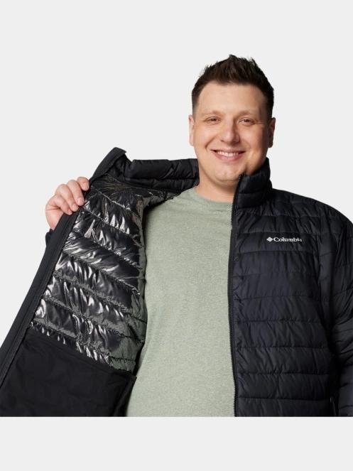 Columbia Powder Lite II Jacket férfi átmeneti kabát fekete színben 7
