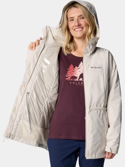 Columbia Hikebound II Long Insulated Jacket női átmeneti kabát homok színben 7