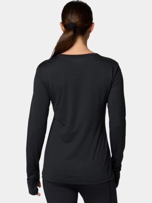 Columbia Sloan Ridge Long Sleeve Shirt női hosszú ujjú sport póló fekete színben 4