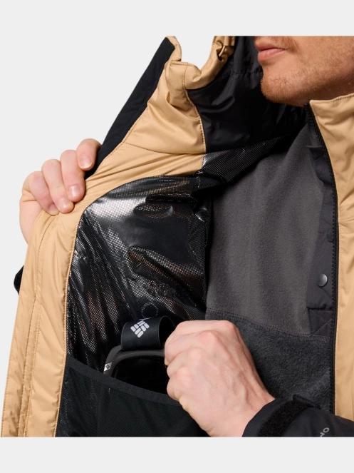 Columbia Snowy Summit Jacket férfi síkabát homok színben 6