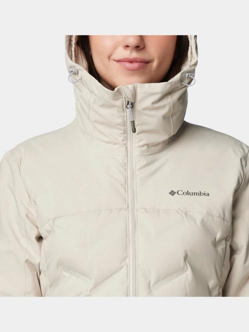 Columbia Grand Trek III Down Jacket női pehelykabát homok színben 8