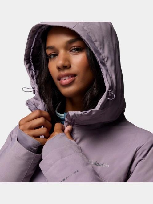 Columbia Grand Trek III Down Jacket női pehelykabát lila színben 9