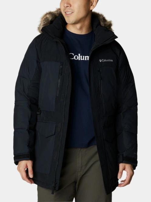 Columbia Marquam Peak Fusion II Parka férfi télikabát fekete színben 5