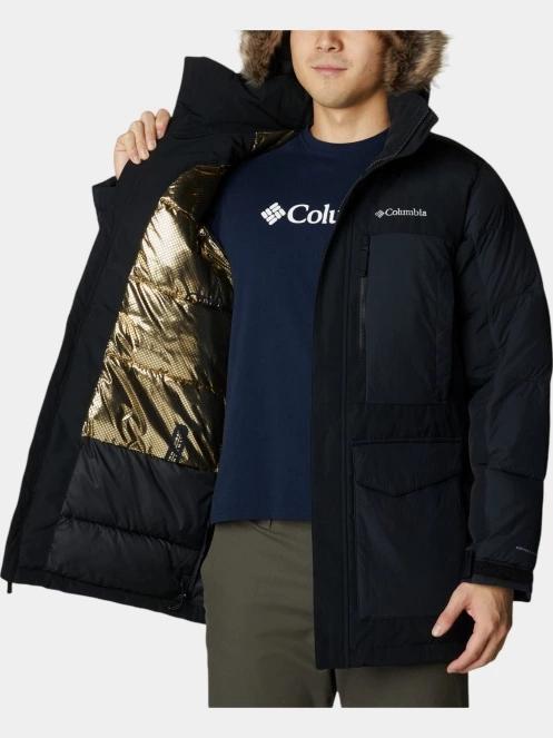 Columbia Marquam Peak Fusion II Parka férfi télikabát fekete színben 6
