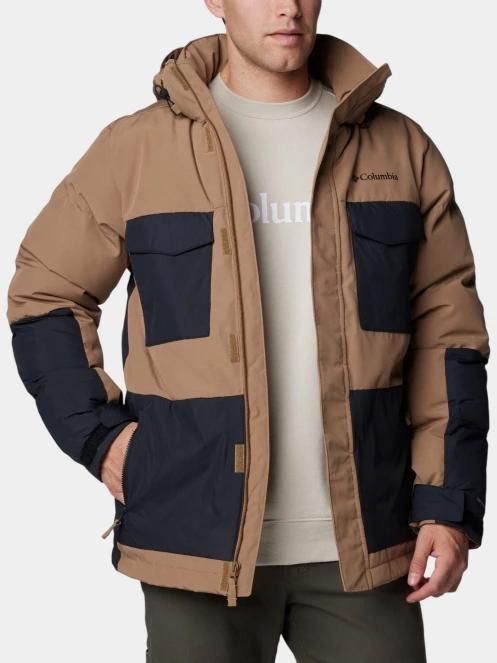 Columbia Marquam Peak Fusion II Jacket férfi télikabát barna színben 5