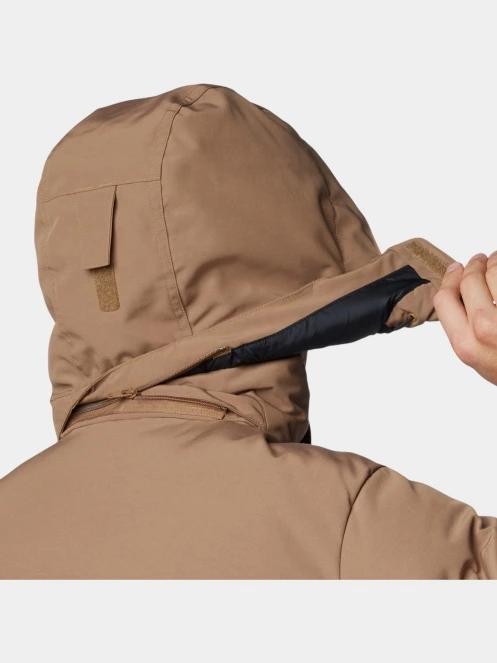 Columbia Marquam Peak Fusion II Jacket férfi télikabát barna színben 10