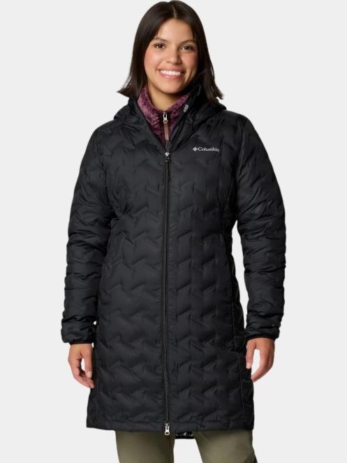 Columbia Delta Ridge II Long Down Jacket női pehelykabát fekete színben 2