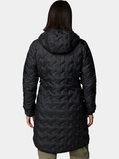 Columbia Delta Ridge II Long Down Jacket női pehelykabát fekete színben 4