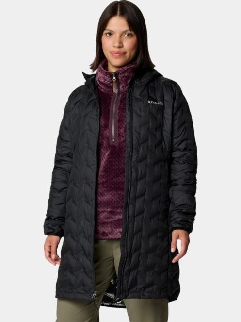 Columbia Delta Ridge II Long Down Jacket női pehelykabát fekete színben 6